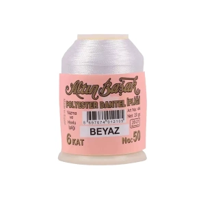 Altınbaşak Oya ve Dantel İpi 20 gr - Royaleks - No: BEYAZ