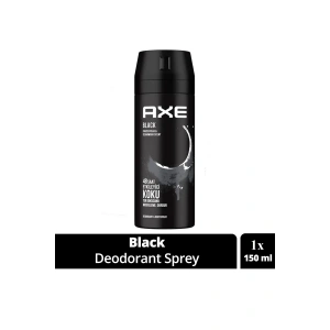 Axe Erkek Deodorant & Bodyspray Black 48 Saat Etkileyici Koku Vücut Spreyi 150 ml