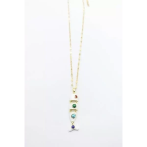 Balık Kolye - Beyaz