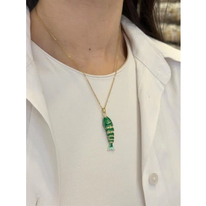 Balık Kolye - Yeşil