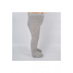 Bebek Pamuklu Külotlu Çorap Gri