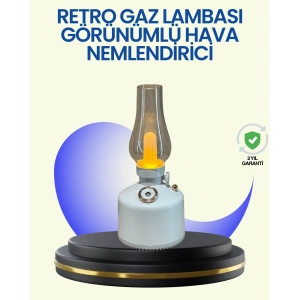 BFS 280 ml Tanklı Retro Gaz Lambası Difüzör USB Şarjlı Hava Nemlendirici