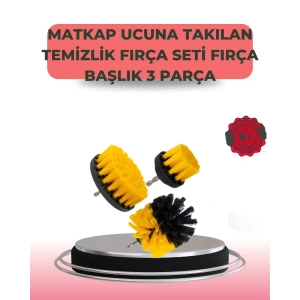BFS 3 Parça Matkap Ucu Temizlik Fırçası Dayanıklı Naylon Kıllı