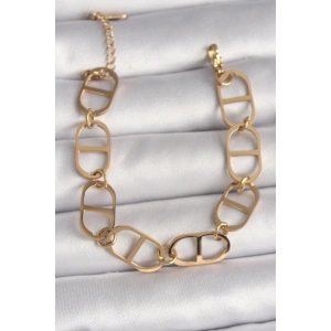 BFS 316L Çelik Gold Renk Kadın Bileklik
