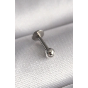 BFS 316L Çelik Gümüş Renk Topçuk Piercing