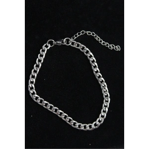 BFS 316L Çelik Klasik Model Gümüş Renk Erkek Bileklik