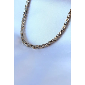 BFS 316L Çelik Mix Renk Kral Zincir Model Erkek Kolye