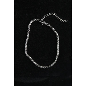 BFS 316L Çelik Örgü Model Gümüş Renk Erkek Bileklik