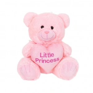 BFS  4763 Peluş Ayı Prens ve Prenses Kalpli Ayı 45 cm