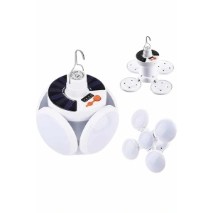 BFS 5 Kanatlı Bahçe Aydınlatma Led Askılı Solar Güneş Enerji Usb Sarjlı