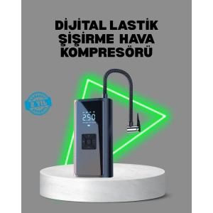 BFS 80W Kablosuz Dijital Ekranlı Taşınabilir Lastik Şişirme Pompası
