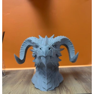 BFS Asılabilir / Masaüstü Ejderha Modeli 3D Dekoratif Heykel 22x17 cm