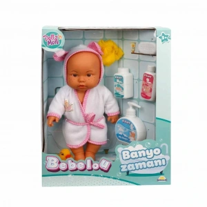 BFS  Bebelou Banyo Zamanı Bebek Seti 35 Cm