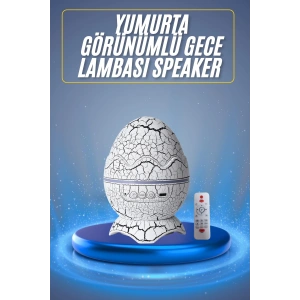 BFS Bluetooth Hoparlör Dinozor Yumurtası Gece Masa Lambası Projektör