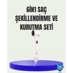 BFS Çok Fonksiyonlu 6 Başlıklı Saç Kurutma ve Şekillendirme Seti