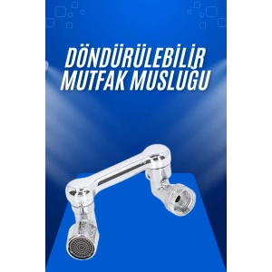 BFS Döndürülebilir Musluk Mutfak Banyo Musluk Ucu Başlığı 4 Filtreli