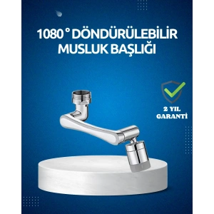 BFS Dönen Musluk Başlığı 1080 Derece Ayarlanabilir Filtreli Sprey Uç