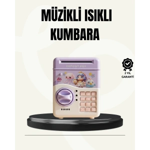 BFS Elektronik Şifreli ATM Görünümlü Çocuk Kumbarası Mor