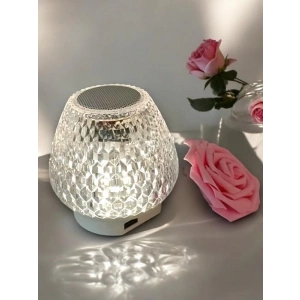 BFS G5 Kristal Şarjlı Masa Lambası - 7 Renk Gece Lambası ve Bluetooth Hoparlör