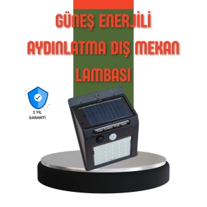 BFS Hareket Sensörlü Güneş Enerjili Dış Mekan LED Lamba 100/144 LED