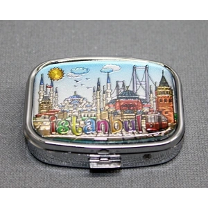 BFS İstanbul Temalı İlaç Kutusu Anahtarlık Alk4050