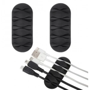 BFS  Kablo Tutucu 5 Kanallı 3lü Siyah