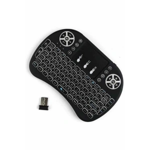 BFS Kablosuz Türkçe Q Klavye RGB Işıklı Televizyon Ps3 Dokunmatik Mouse