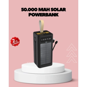 Mey İthalat® Kamp ve Outdoor Kullanıma Uygun Güneş Panelli Powerbank