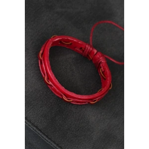 BFS Kırmızı Renk İpli Yeni Sezon Deri Erkek Bileklik