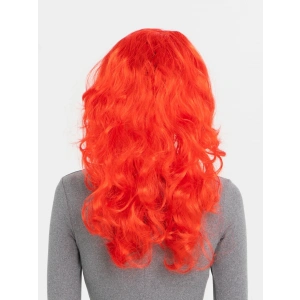 BFS   Kırmızı Renk Uzun Dalgalı Parti Peruğu