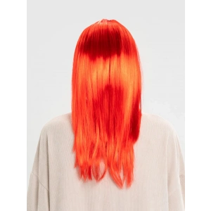 BFS   Kırmızı Renk Uzun Düz Parti Peruğu