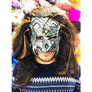 BFS Nessiworld  Lateks Savaşçı Maskesi Terminatör Maskesi Saçlı