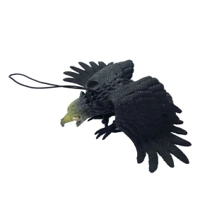 BFS Nessiworld    Siyah Renk Yumuşak Plastik Şaka Kartal Yarasa Anahtarlık Şaka Malzemesi