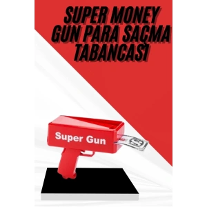 BFS Para Dolar Atma Makinası Super Money Gun Para Saçma Fırlatma Tabancası