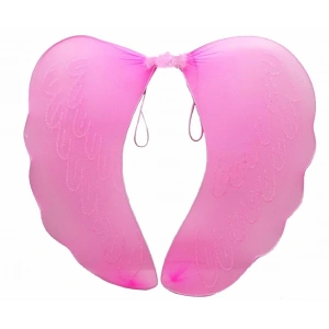 BFS     Pembe Renk Ortası Pembe Tüylü Tül Peri Kanadı 40x50 cm