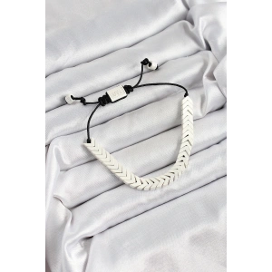 BFS Pirinç Asansörlü Beyaz Juju Kadın Bileklik