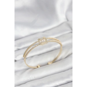 Mey İthalat® Pirinç Gold Renk Baget Model Kadın Bileklik