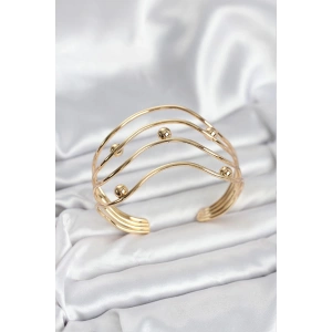 BFS Pirinç Gold Renk Kadın Bileklik