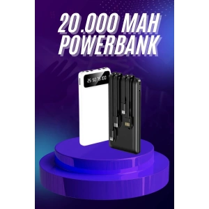 BFS Powerbank 20.000 MAH Hızlı Şarj Özellikli Taşınabilir USB Girişli