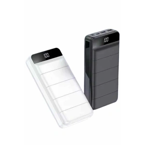 BFS Powerbank 50.000 Mah Dijital Göstergeli Taşınabilir 4 Portlu Hızlı Powerbank