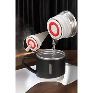 BFS Şık ve Dayanıklı 3 Bardaklı Termos Seti Uzun Süre Isı Koruma Özellikli