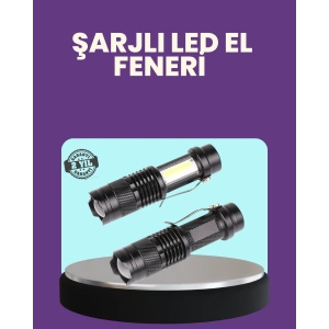 BFS Suya Dayanıklı 4 Modlu Mini LED El Feneri