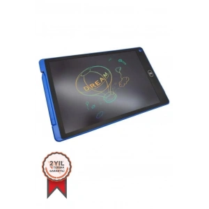 BFS T12 Mavi Writing Tablet Lcd 12 Inç Dijital Kalemli Çizim Yazı Tahtası