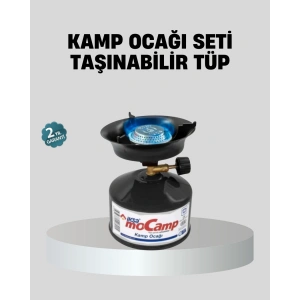 BFS Taşınabilir Kamp Ocağı Seti Pişirme Alanı Ayarlanabilir Alev