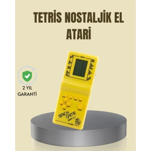 BFS Taşınabilir Tetris Oyunu El Konsolu – Dayanıklı Plastik, Pil ile Çalışan Retro Oyun Aleti