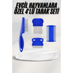 BFS Tüy Fırçası Bit Tarağı Seti Evcil Hayvan Tüy Toplayıcı Bit Pire Önleyici Tarak