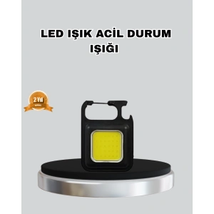 BFS USB Şarjlı 800 Lümen LED Fener – Mini Boy, 3 Işık Modlu, Anahtarlık Tipi El Feneri