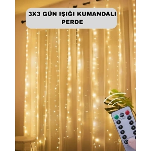 BFS Uzaktan Kumandalı Perde Tipi Günışığı Peri Led Işık Dekorasyon