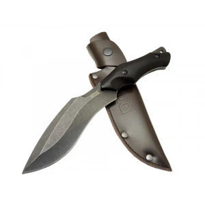 BFS Vaquita Kukri 807b Bk Eskitme Outdoor Bıçak 27cm - Ahşap Sap, Deri Kılıf