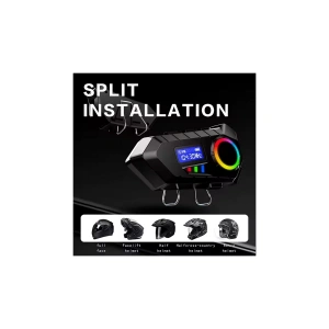 BFS Y30 Kask Kulaklık Bluetooth Motosiklet Kulaklık Rgb Radyolu Intercom